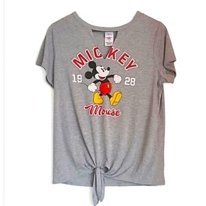 Retro Disney Short Sleeve Graphic Tee Shirt Mickey Mouse Jerry Leigh Size L Soft